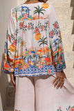 Zoraida Multicolour Tropical Blouse