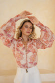 Marlowe Pink Floral Blouse