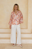 Marlowe Pink Floral Blouse