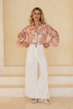 Marlowe Pink Floral Blouse