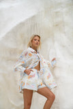 Neri Shells Multicolour Abstract Ramie Shirt