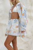 Neri Shells Multicolour Abstract Ramie Shirt