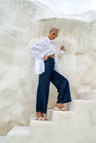 Nellie White Ramie Shirt