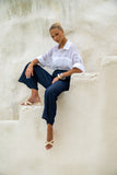 Nellie White Ramie Shirt