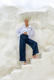 Nellie White Ramie Shirt