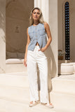 Ezra Blue Denim Vest