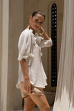 Bloom White Floral Appliqué Blouse