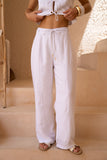 Reva White Pants