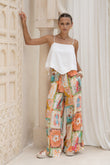 Nereida Multicolour Abstract Wide Leg Pants
