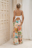 Nereida Multicolour Abstract Wide Leg Pants