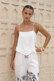 Molly White Cami Top