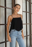 Molly Black Cami Top