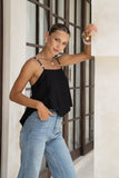 Molly Black Cami Top
