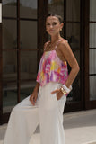 Cirella Multicolour Abstract Cami Top