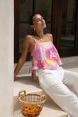 Cirella Multicolour Abstract Cami Top