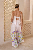 Hannelle Purple Floral Wide Leg Pants
