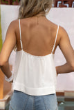 Eveline White Cami Top