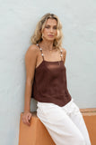 Eveline Brown Cami Top