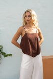 Eveline Brown Cami Top