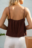 Eveline Brown Cami Top