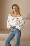 Petite Palms Blouse
