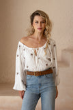 Petite Palms Blouse