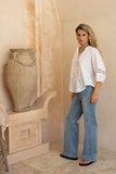 Helina White Lace Blouse