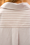 Rin Beige Stripe Shirt