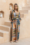 Aven Multi Abstract Pants