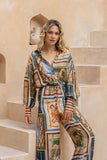 Aven Multi Abstract Pants