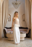 Joliette Beige Lace Top