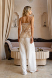 Joliette Beige Lace Top