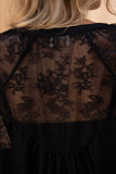 Arla Black Lace Blouse
