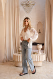 Arla White Lace Blouse