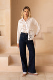 Annabel White Lace Shirt