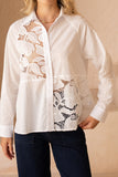 Annabel White Lace Shirt