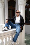 Dylan Blue Denim Wide Leg Jeans