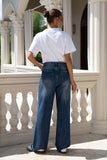 Dylan Blue Denim Wide Leg Jeans