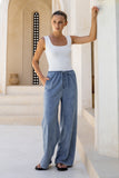Knox Blue Denim Wide Leg Jeans