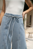 Monty Blue Denim Wide Leg Jeans