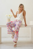 Elani Pink Floral Pants