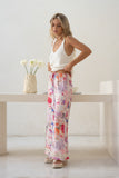 Elani Pink Floral Pants