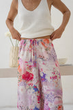 Elani Pink Floral Pants