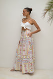 Amelina Multicolour Floral Wide Leg Pants