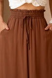 Aya Brown Wide Leg Pants