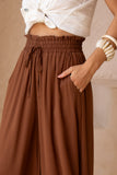 Aya Brown Wide Leg Pants