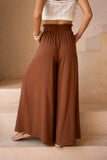 Aya Brown Wide Leg Pants