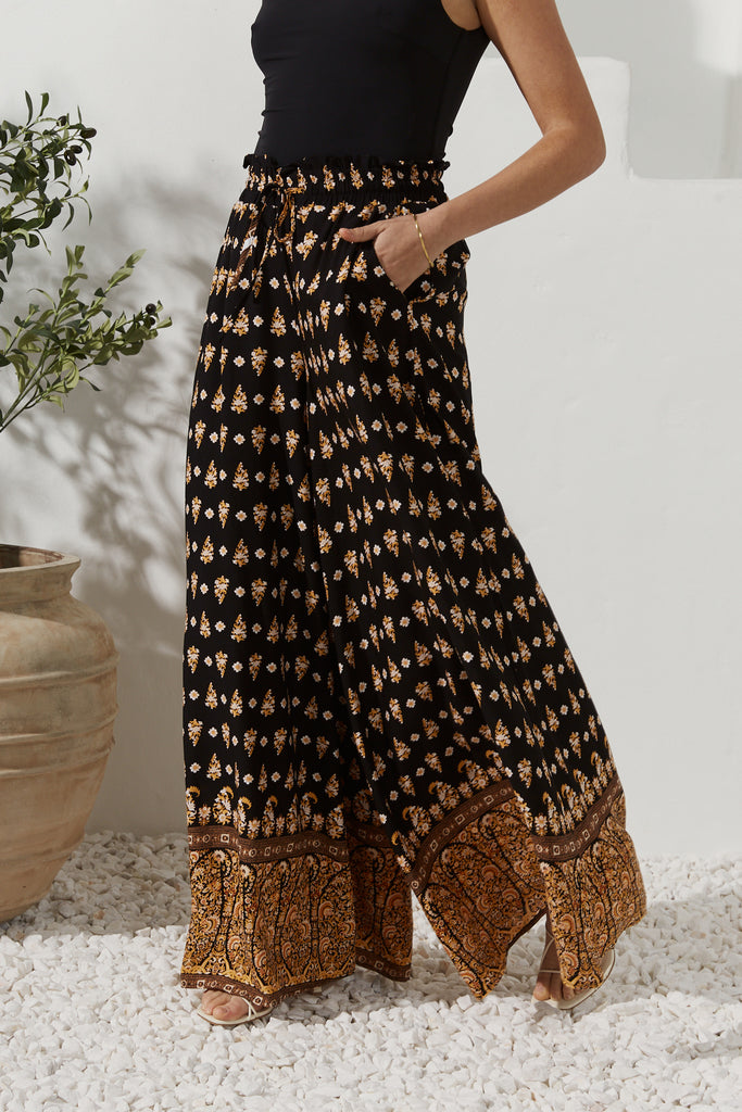 BETH™ - Vibrant Boho Wide-Leg Pants main image 1
