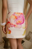 Jacinta Pink Floral Mini Skirt