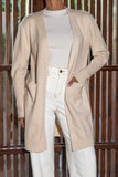 Zoelle Beige Knit Cardigan